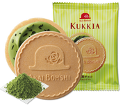 KUKKIA Chocolate Sandwiched w/ Gaufrette Green Tea 紅帽子 抹茶朱古力夾心薄脆 10'S