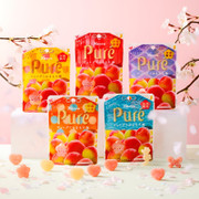KANRO Pure Gummy Plum Flavor | 甘樂 梅味 鮮果心型軟糖 52G