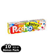 UHA Puccho Stick Candy Assorted Fruit | 味覺糖 果肉條裝糖 什果味【Bundle Pack 10pkts】