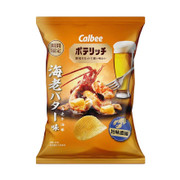 CALBEE - Potato Chips Poterich Butter Lobster Flavor |卡樂B 海老牛油味薯片 68g