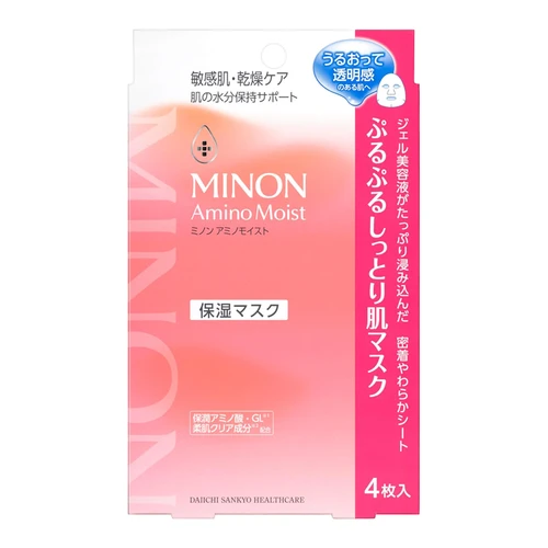 MINON Amino Moist Moist Essential Mask | 蜜濃 氨基酸水潤保濕修護面膜 4s