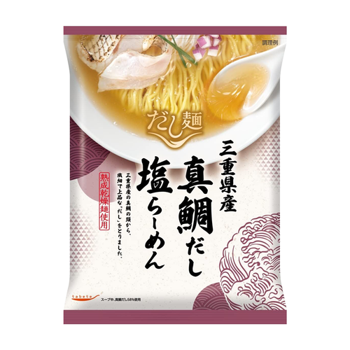 TABETE Mie Snapper Salt Soup Ramen |  三重縣真鯛魚湯 拉麵 110g [Best Before Jun 23, 2026 ]