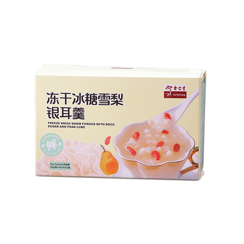 EU YAN SANG Freeze Dried Snow Fungus with Rock Sugar & Pear Cube | 余仁生 星馬版 凍乾冰糖雪梨銀耳羹 4's