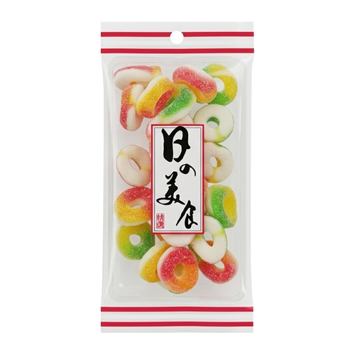 Yat Snack Mini Sour Rings Gummies | 日の美食 懷舊橡皮糖 迷你圈糖 110g