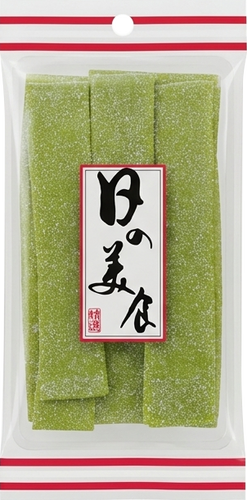 Yat Snack Sour Belts Gummies Apple Flv | 日の美食 懷舊橡皮糖 綠扁帶 蘋果味 80g