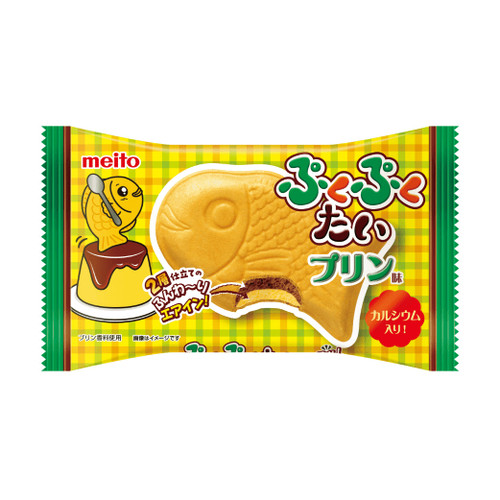 MEITO Pukupuku Tai Pudding Choco | 名糖 布町魚型朱古力脆
