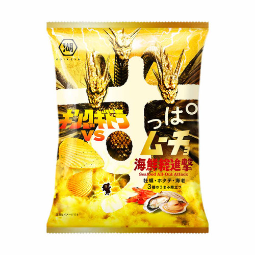 KOIKEYA Potato Chips Seafood All-Out | 湖池屋 招牌醋海鮮味薯片 52g