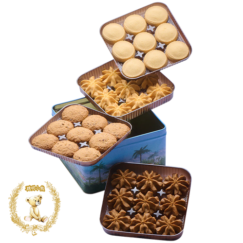 JENNY Cookies 4mix Butter Cookies | 珍妮曲奇 四味奶油曲奇方盒 380g [Best Before Sep 7, 2026 ]