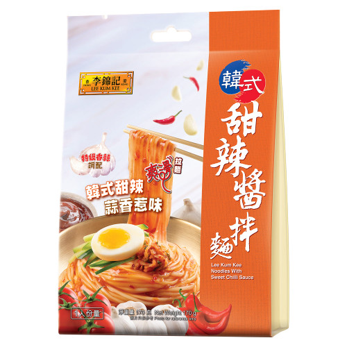 LEE KUM KEE Noodles w/ Sweet Chilli Sauce | 李錦記 韓式甜辣醬拌麵 170g