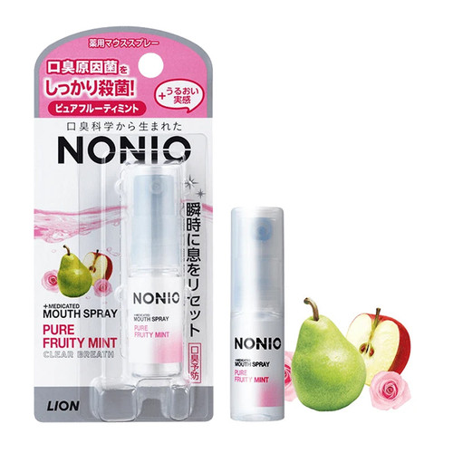 LION NONIO Medicated Clear Breath Mouth Spray Fruity Mint | 獅王 NONIO 口腔芳香清新噴霧 5ml 水果薄荷