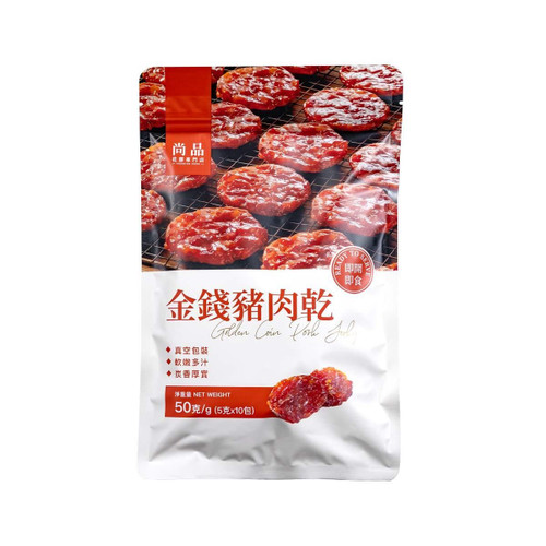 Premier Food Golden Coin Pork Jerky | 尚品 金錢豬肉乾 50g