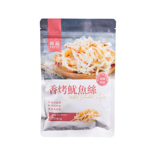 Premier Food Grilled Shredded Squid | 尚品 香烤魷魚絲 75g