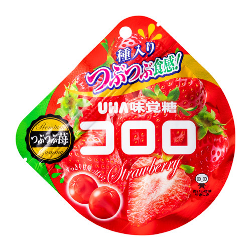 UHA Cororo Premium Fruit Juice Gummy Strawberry Flavor | 味覺糖 草莓味果汁軟糖 40g