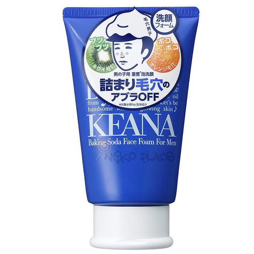 ISHIZAWA LAB KEANA Baking Soda Face Foam for Men | 石澤研究所 毛穴撫子 男子用小蘇打泡洗顏 100g 