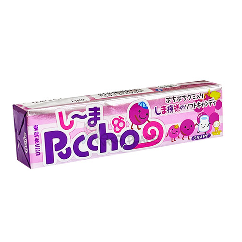 UHA Puccho Stick Candy Grape | 味覺糖 果肉條裝糖 提子味 50g 10Pcs 