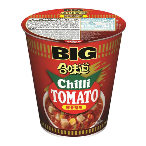 NISSIN Big Cup Noodles Chili Tomato Flavor | 日清大杯麵 辣番茄味 112g