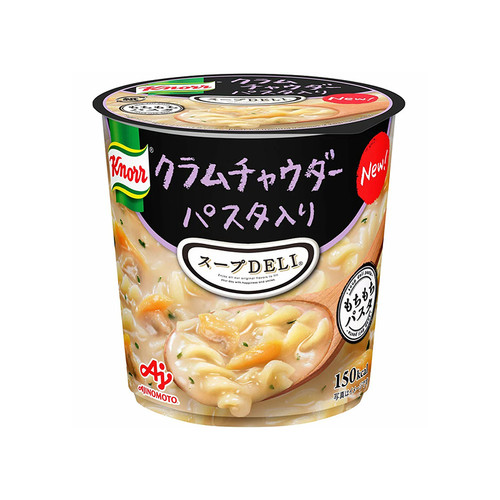 KNORR Soup DELI Clam Chowder Pasta | 日本 家樂牌 即食 周打蜆湯 螺絲粉 38g