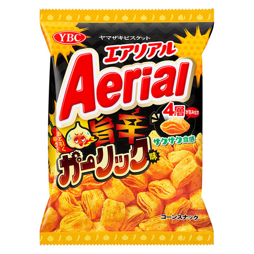 YBC Aerial Spicy Garlic Flavor | 山崎 四層粟米脆片辛辣蒜味 70G