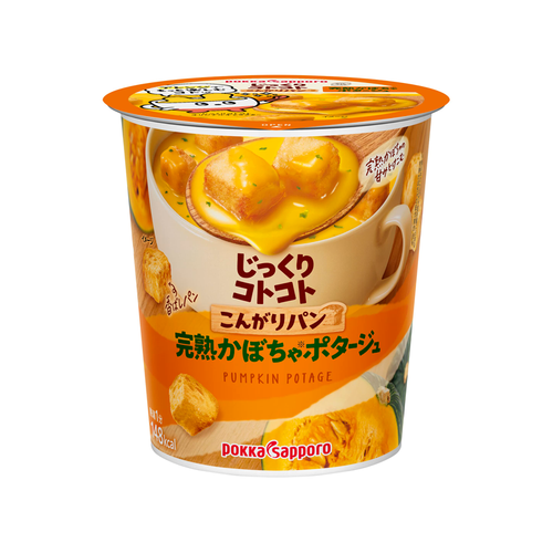 POKKA SAPPORO Cup W/toasted Bread Pumpkin Potage 日本Pokka 麵包粒濃湯 南瓜濃湯 34.3g