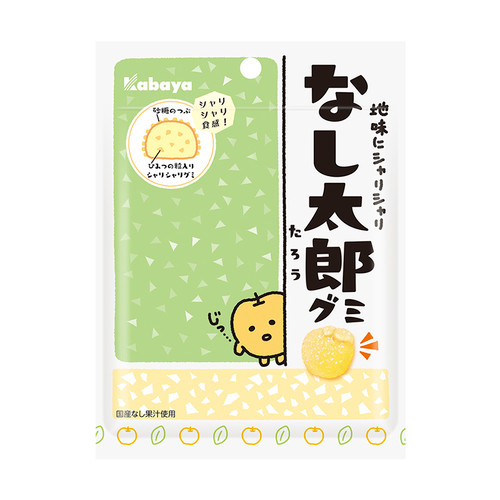 KABAYA Gummy Nashitaro Pear Flavor | KABAYA 梨太郎 梨味軟糖  42g [Best Before Date: April 30, 2023]