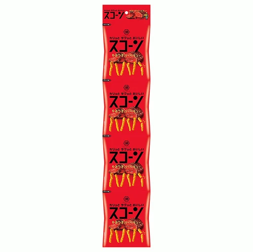 KOIKEYA Scorn Corn Crisps BBQ Flavor Mini 4 湖池屋 心滿意足BBQ味 脆條 14G x 4pcs