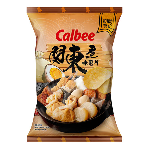 CALBEE - Potato Chips Oden Flavor |卡樂B 關東煮味薯片 65G