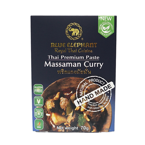 Blue Elephant Massaman Curry Paste 泰國藍象 正宗泰式風味 瑪莎曼咖哩醬包  70g 