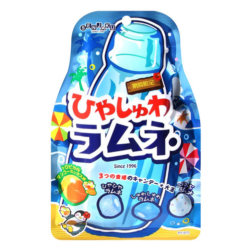 SENJAKU Soda Assorted Candy 扇雀飴 4式 梳打糖 71g