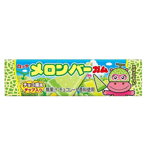 Lotte Chewing Gum Ice-Melon Flavor 日本樂天 香口膠 蜜瓜雪條味 9's