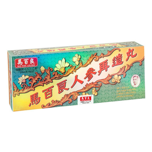 MA PAK LEUNG Choi Cho Pill with Ginseng｜馬百良 人參再造丸 (10粒裝)