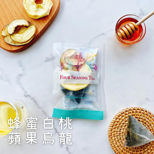 Tea Room Honey Oolong Tea : Peach, Apple 四季養生茶館 蜂蜜白桃蘋果烏龍 24g[Best Before May 28, 2024]