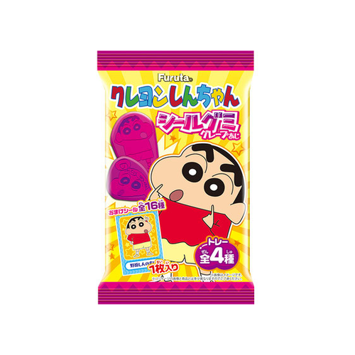 Furuta Crayon Shin-Chan Gummy 蠟筆小新軟糖 連收藏貼紙1張 10g[Best Before May 30, 2024]