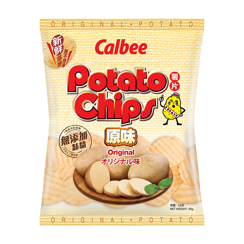 CALBEE - Potato Chips Original |卡樂B 原味薯片 55G