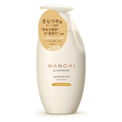 HAIR RECIPE Wanomi Saratsuya Treatment 髮之料理 純米瓶 清新花香米糠保濕亮澤護髮精華素 350 ml