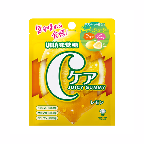 UHA C Care Juicy Collagen Gummy | 味覺糖 C Care膠原蛋白果汁軟糖 檸檬味 32g