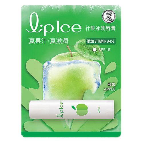 Mentholatum Liplce Series Lip Balm w/ Apple 曼秀雷敦什果冰潤唇膏(蘋果) SPF 15