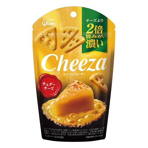 GLICO Cheeza Chips Cheddar Cheese Flavor | 固力果三角脆車打芝士脆