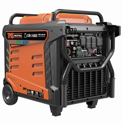 Portable Generator, 10500 Watt Digital Inverter Hybrid Tri-Fuel Capabilities, (Gas/LPG/NG), 8hrs 50% Load Run Time, CETL,ETL Certified For Canada/US, EPA emissions compliance TMG Industrial