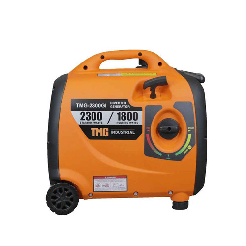 2300 Watt Digital Inverter Gasoline Generator, 79 cc OHV Engine, 6.5 Hour Run Time, 120/240 VAC, Telescopic Pull Handle, Parallel Cable Kit, TMG-2300GI TMG Industrial