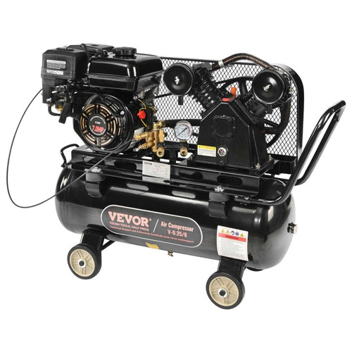 VEVOR 7HP Gas Powered Air Compressor – 13.2 Gallon Horizontal Vevor