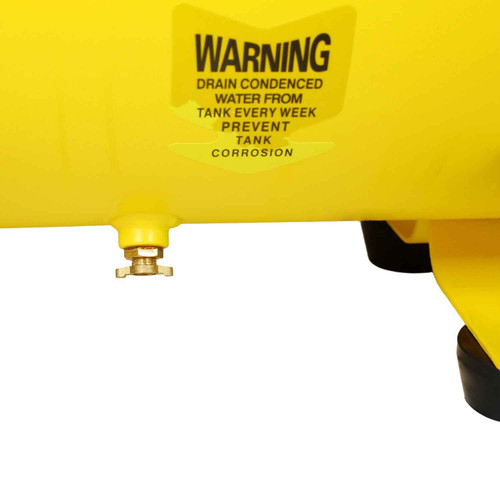 4.5HP Portable 13 Gallons Oil-Lubricated Air Compressor Tank Ultra Quiet Horizontal Tank Adjustable Pressure with Built-in Wheel Osakapro