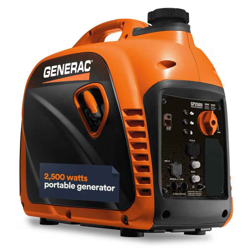 2,500-Watt Gas Powered Portable Inverter Generator w/ COSense Generac
