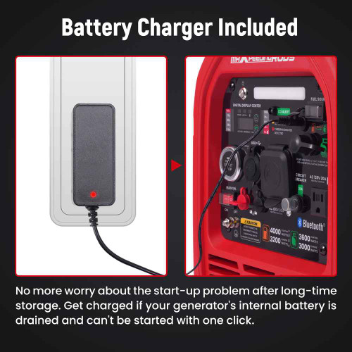 MXR4000GT 4000W Dual-Fuel Smart Inverter Generator for RVs – Electric & Bluetooth Start MXR (MaXpeedingRods)