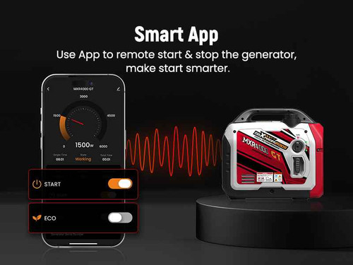 MXR4000GT 4000W Dual-Fuel Smart Inverter Generator for RVs – Electric & Bluetooth Start MXR (MaXpeedingRods)