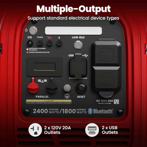 MXR2400GT 2400W Portable Inverter Generator – Quiet Power for RV, Camping & Backup MXR (MaXpeedingRods)