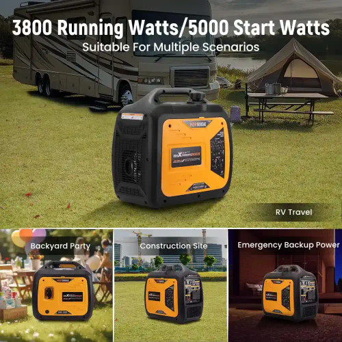 MXR5000IE 5000W Electric-Start Inverter Generator - Remote Start MXR (MaXpeedingRods)