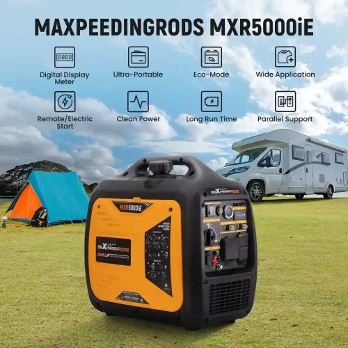 MXR5000IE 5000W Electric-Start Inverter Generator - Remote Start MXR (MaXpeedingRods)
