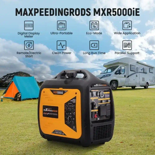 MXR5000IE 5000W Electric-Start Inverter Generator - Remote Start MXR (MaXpeedingRods)