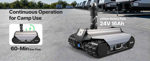 Electric Trailer Mover, 9000 lbs Max Towing Capacity, Remote-Controlled Trailer Mover with 328 ft Wireless Range, Motorised Camper Trolley Kit Fits for Camper RV Caravan Boat Trailer Jack Vevor