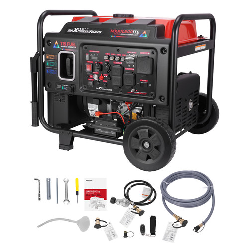 MXR10500iTE  50 Amp 240/120V 10500 Watts Tri-Fuel Inverter Generator